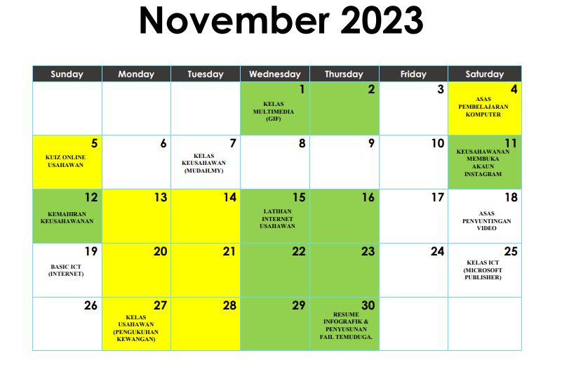 NOVEMBER 2023